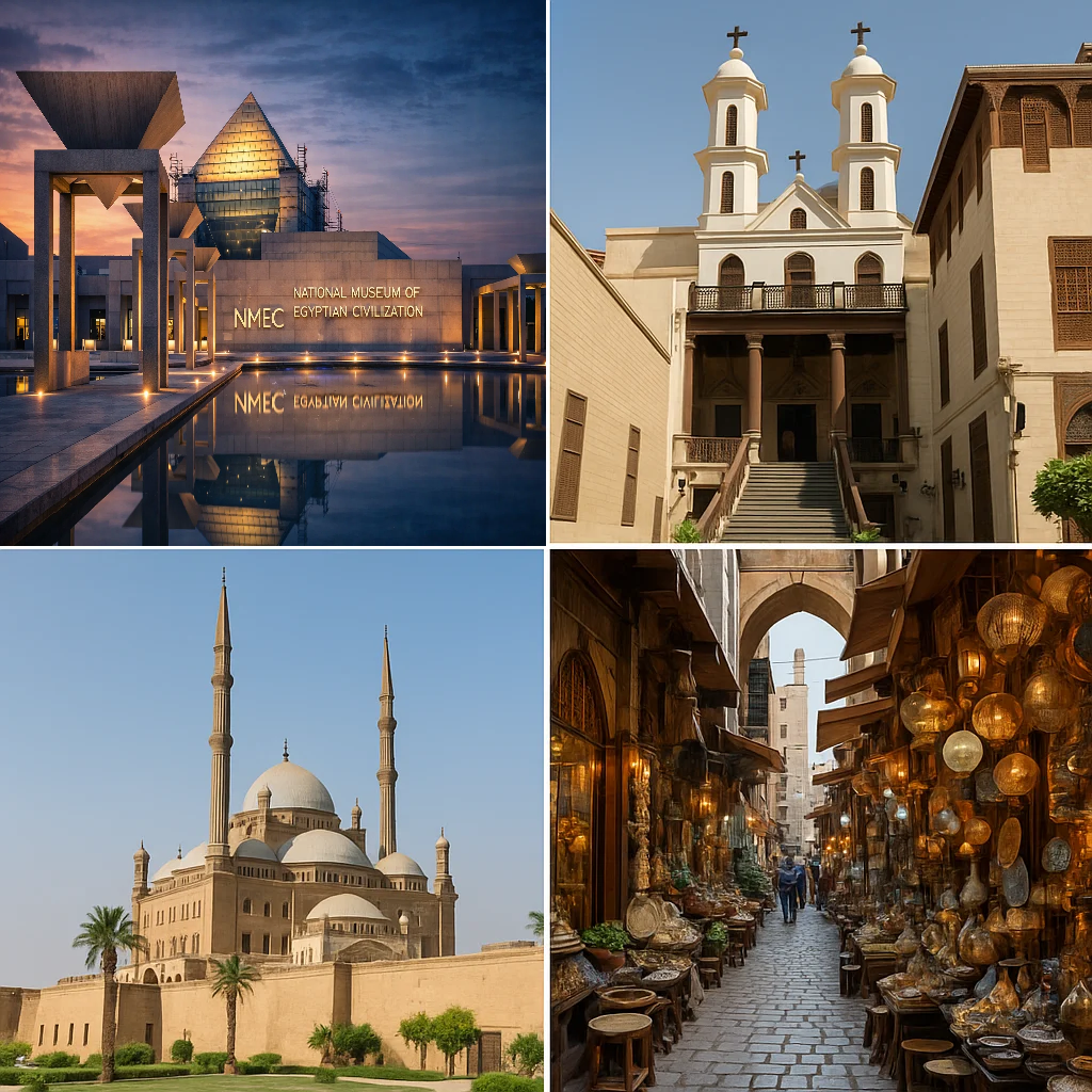 Crossing the Ages: From the Civilization Museum to Historic Cairo — $43 per person