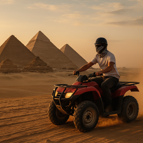 Giza Pyramids Tour with 1-Hour ATV (Quad Bike) Experience — $42.5 per person