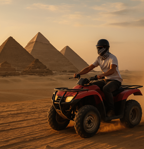 Giza Pyramids Tour with 1-Hour ATV (Quad Bike) Experience — $42.5 per person